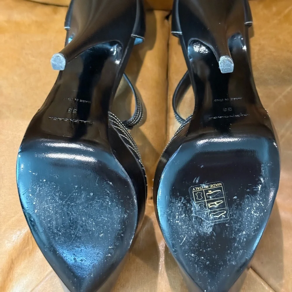 Balenciaga t strap stiletto platforms EUC